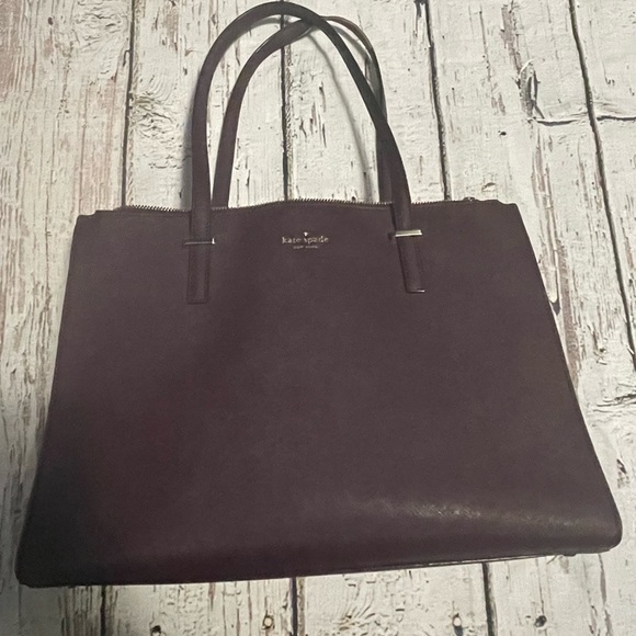 kate spade Handbags - Kate Space Purple Leather Purse